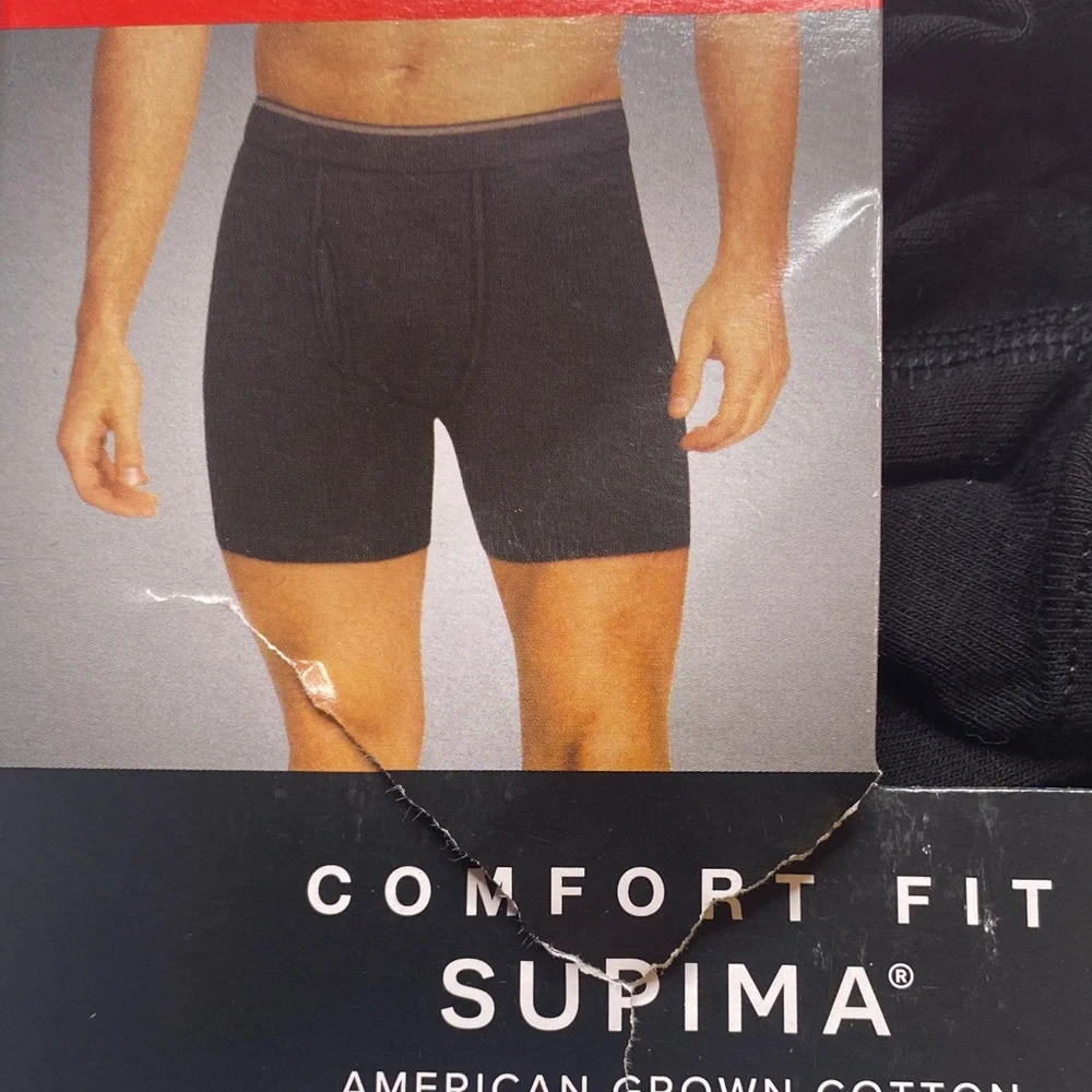 Kirkland Signature Black Supima‎ Cotton Boxer Briefs